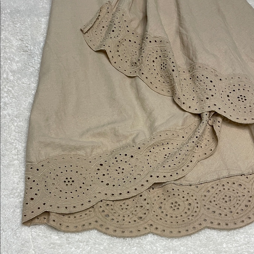 Jason Wu Tan Eyelet Skirt Set - Picture 3 of 10